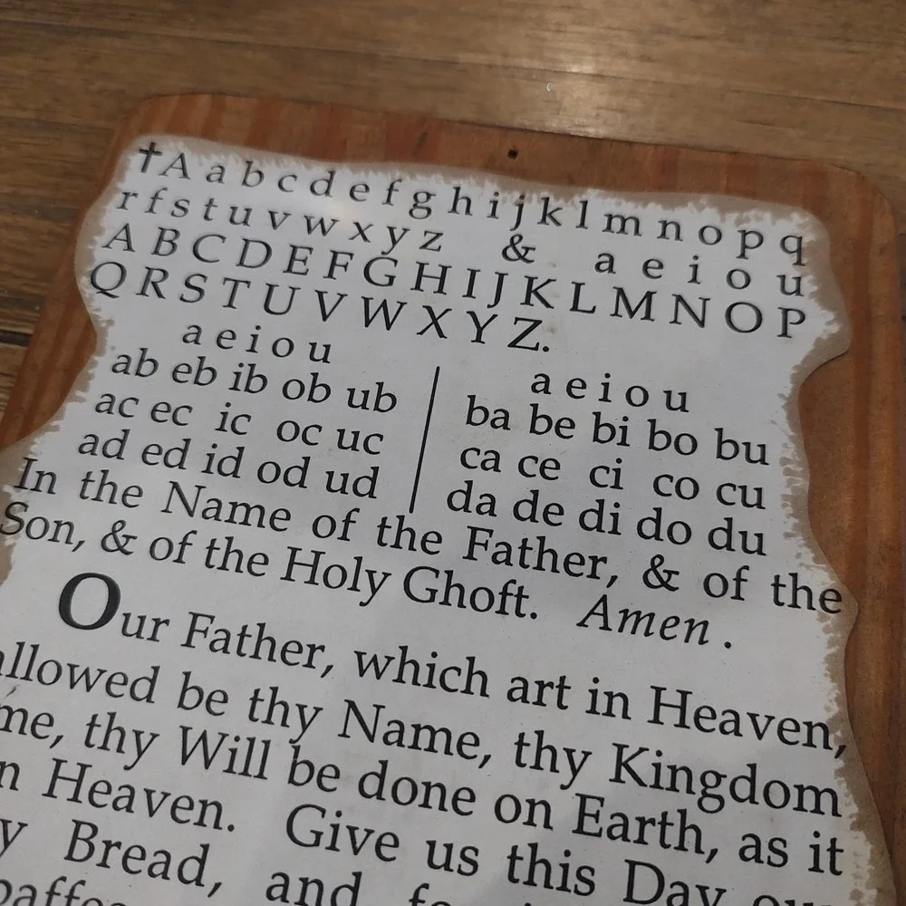 Kingdom Come‎ Prayer Wood Cutting Board Souvenir Schoolhouse St Augustine